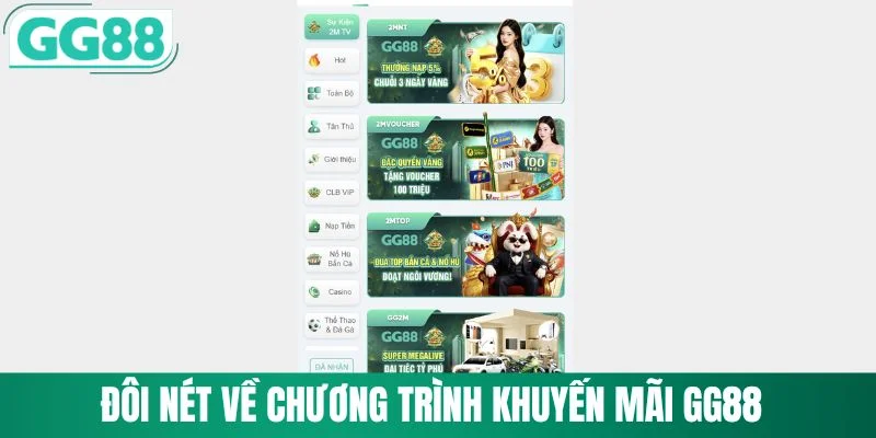 Đôi nét về chương trình khuyến mãi GG88