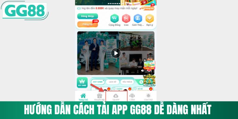 Hướng dẫn cách tải app GG88 dễ hiểu nhất