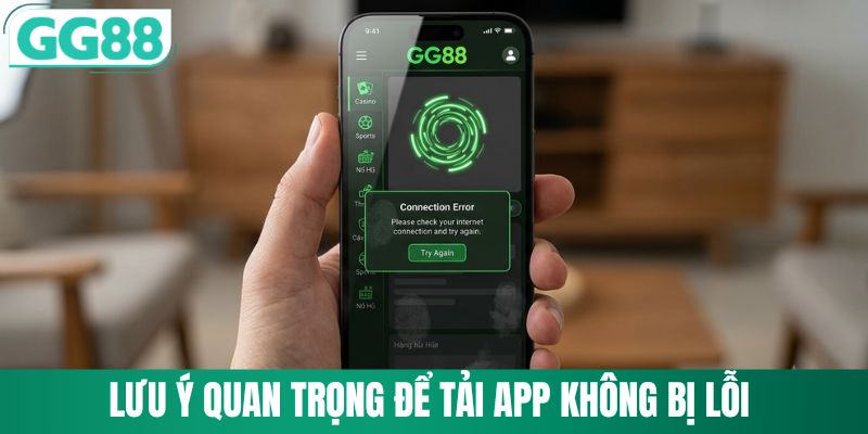 Lưu ý nên nhớ để tải app thành công không bị lỗi