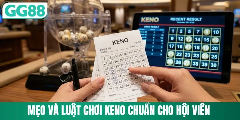 Mẹo và luật chơi keno chuẩn cho hội viên